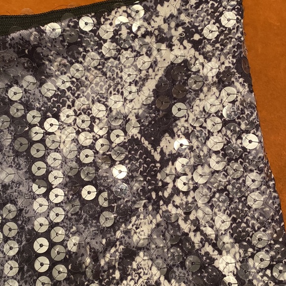 Bebe Sequin Micro Mini Skirt - Picture 3 of 5